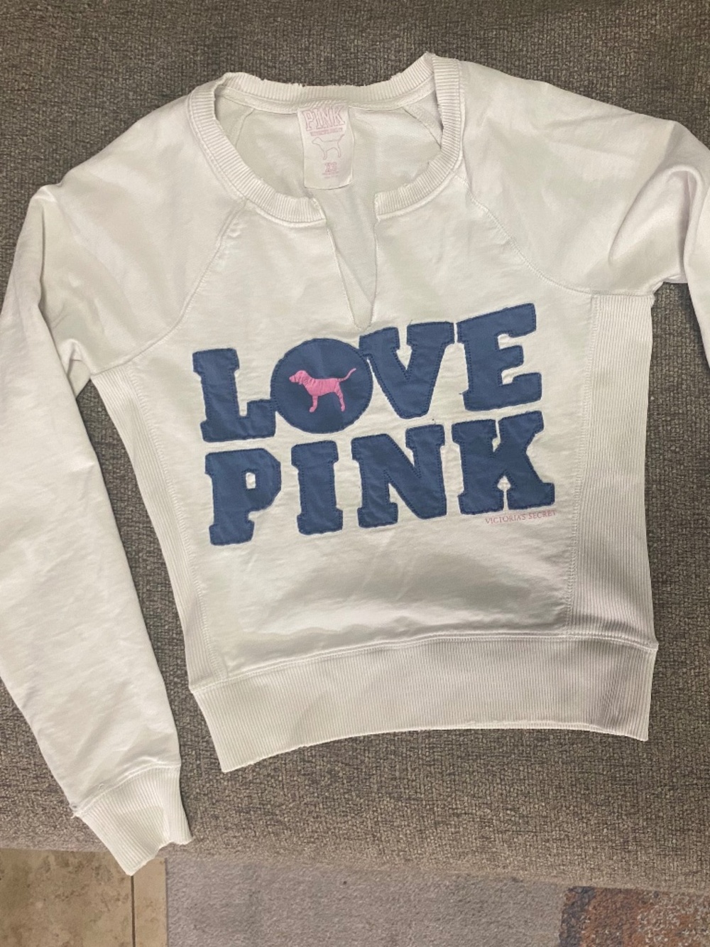 Vintage Victoria Secret LOVE PINK Sweatshirt Size XS